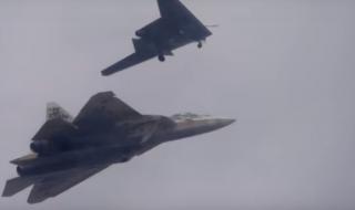 Руският &quot;Ловец&quot; в мощен дует със Су-57 (ВИДЕО)