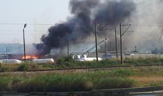 Трагедия край Езерово. 10-ма ранени при взрив на втора цистерна (обновена 02.23 ч.) - Видео