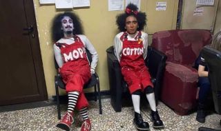 Арестуваха брутално клоуни на "Витошка" (СНИМКА)