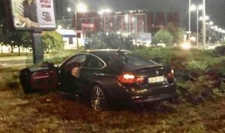 Бруталната каскада посред нощ в Бургас