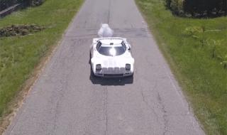 Lancia Stratos като сватбен автомобил (ВИДЕО)