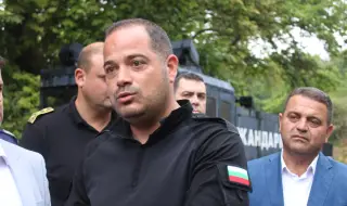Калин Стоянов: Взети са всички мерки за овладяване на ситуацията с пожара на българо-гръцката граница