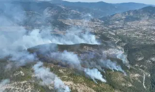 Пожарът на българо-гръцката граница продължават да тлее