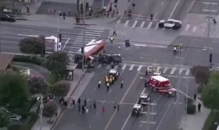 Хеликоптер на NBC падна в Лос Анджелис, има загинали 