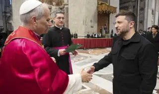 Зеленски се срещна с папата и планира разговор с Мелони в Рим