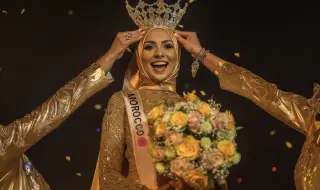 Кенза Лайли - първата победителка в конкурса "Мис Изкуствен интелект" (СНИМКИ)