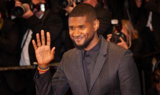 Ъшър стана татко за трети път