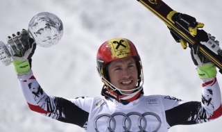 Марсел Хиршер триумфира в слалома в Мерибел