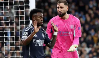 Донарума засипа със суперлативи Винисиус