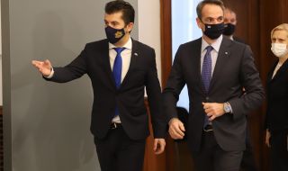  Обща инфраструктура, енергетика и регионална стабилност обсъдиха Кирил Петков и Кириакос Мицотакис ВИДЕО