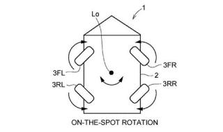 Toyota патентова система, която позволява на колата да се движи настрани