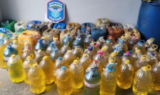 Иззеха близо 1,5 тона бензин и дизел в Русе