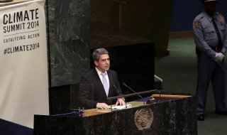 Плевнелиев пред ООН: Пред природата политическите изявления не са достатъчни