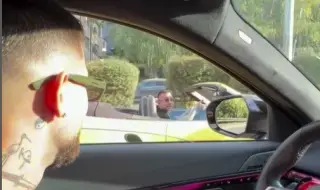 Емрах Стораро и Константин се състезават в града посред бял ден (ВИДЕО)