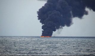 Пожар е избухнал на борда на руския ракетен крайцер "Москва"