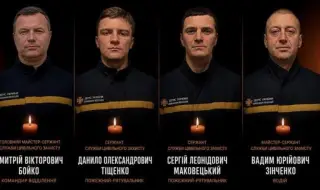 Ден на траур в Харков след смъртта на петимата пожарникари при руския "двоен удар"
