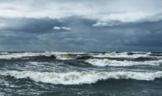 Бурята "Киърън" около крайбрежието на Северно и Балтийско море
