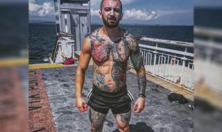 Синът на култов гангстер спретна екшъна с велосипед