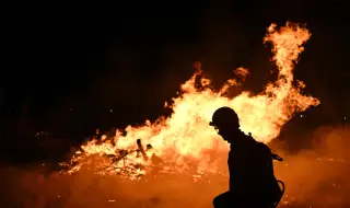 Пожар горя в района на село Каменар