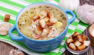 Рецепта за вечеря: Чешка чеснова супа със свинско
