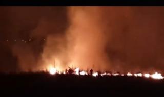 5 дка са опожарени на „Камбаните“ (ВИДЕО)