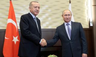 Ердоган към Путин: Ситуацията е критична