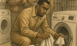 Развратният рапър Пи Диди пере и простира в затвора СНИМКА