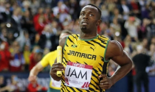 Оператор едва не контузи Юсейн Болт (видео)