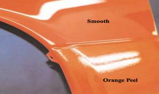 Какво е &quot;портокалова кора&quot; по боята на автомобила?
