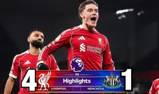 4:1! Ливърпул с убедителна първа победа в Премиър лийг за годината след обрат срещу Нюкасъл ВИДЕО