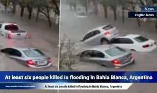 At least 12 people died in floods in the Argentine port city of Bahia Blanca VIDEO 