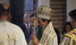 Патриархът отслужи водосвет на едно от Седемте рилски езера 