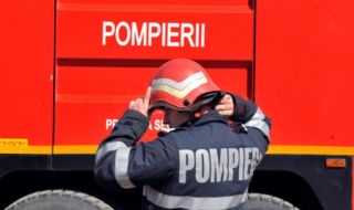 Трансформатор гръмна в двора на болница в Букурещ, избухна силен пожар