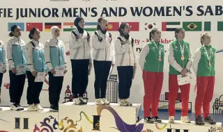 Bulgarian sabre fencers took bronze at the World Cup for girls in Kazakhstan 