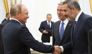 Днес Владимир Путин трябва да се срещне с турския външен министър Хакан Фидан