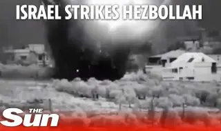 Израел удари от въздуха крепост на "Хизбула" в Ливан 