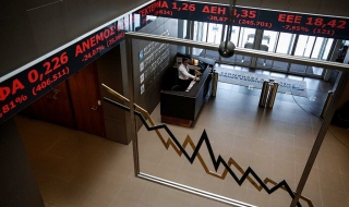 Банките отново дърпат борсата в Атина надолу