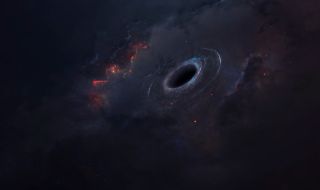 "Бягаща" черна дупка колкото 20 млн. слънца броди из Космоса