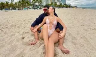 Азис и Атижа с горещи СНИМКИ от Маями