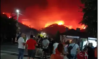 Евакуация в Плоски заради огнения ад ВИДЕО
