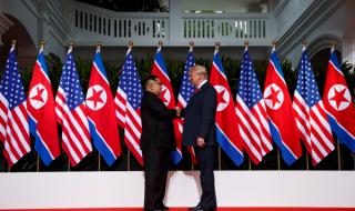 Историческо начало на срещата между Тръмп и Ким Чен-ун