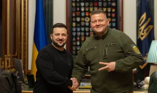 Залужни е политикът с най-високо доверие сред украинците, Зеленски е на второ място