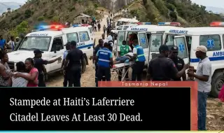 30 хаитяни загинаха в блъсканица край историческата цитадела Лафериер