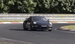 Porsche тества хибридното 911 на „Ринга“ (ВИДЕО)