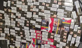 Хванаха 20 000 къса контрабандни цигари в багажи за полет до Великобритания 