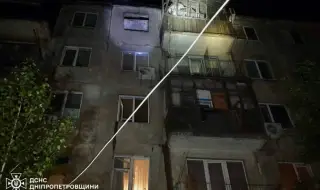 Нощни руски атаки над Полтава, съобщава се за щети по жилищни сгради