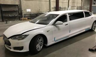 Продава се първата Tesla стреч лимузина