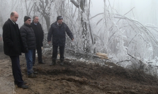 Към момента остава резервна схема на електрозахранване за Гълъбово