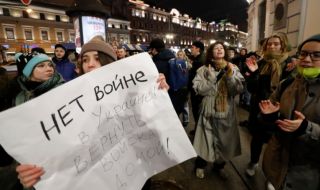 В Санкт Петербург осъдиха 3 500 участници в неразрешени антивоенни митинги