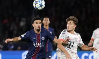 Байерн Мюнхен с героична победа над ПСЖ в Париж, въпреки червен картон на Диас